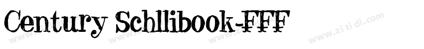 Century Schllibook字体转换